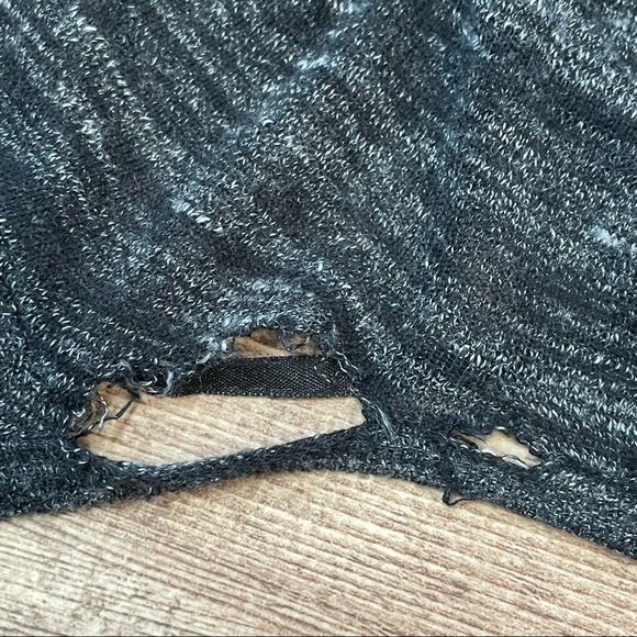 Lane Bryan Heather Navy Blue Cardigan Size 18/20 - Picture 4 of 4